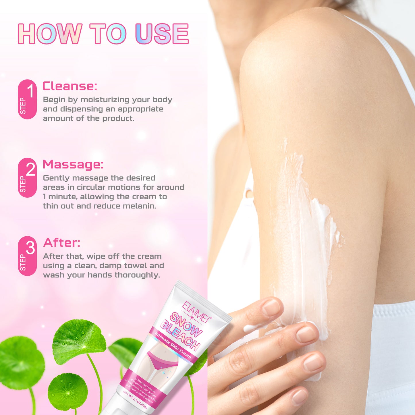 ELAIMEI Snow Bleach Intimate Skin Cream 60g