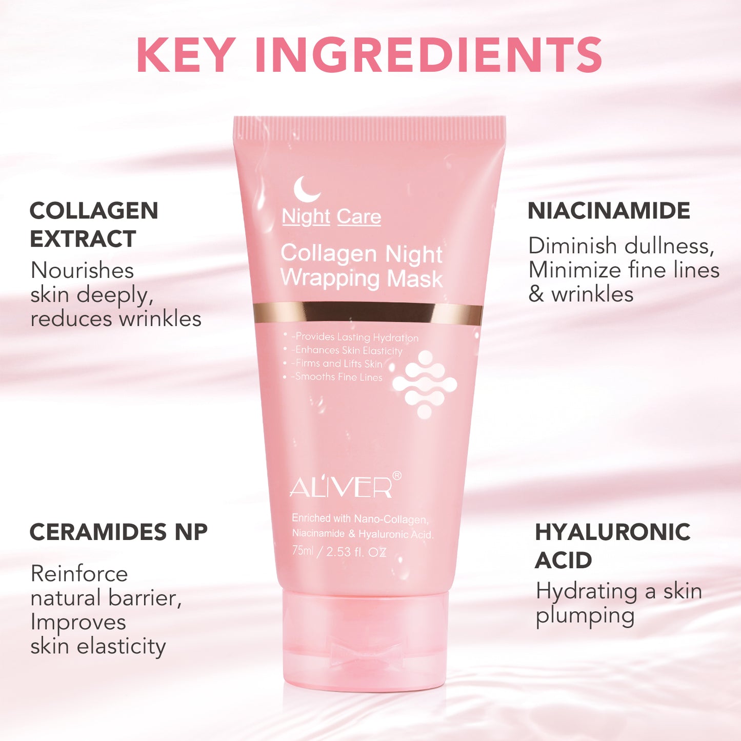 ALIVER Collagen Night Wrapping Mask 75ml