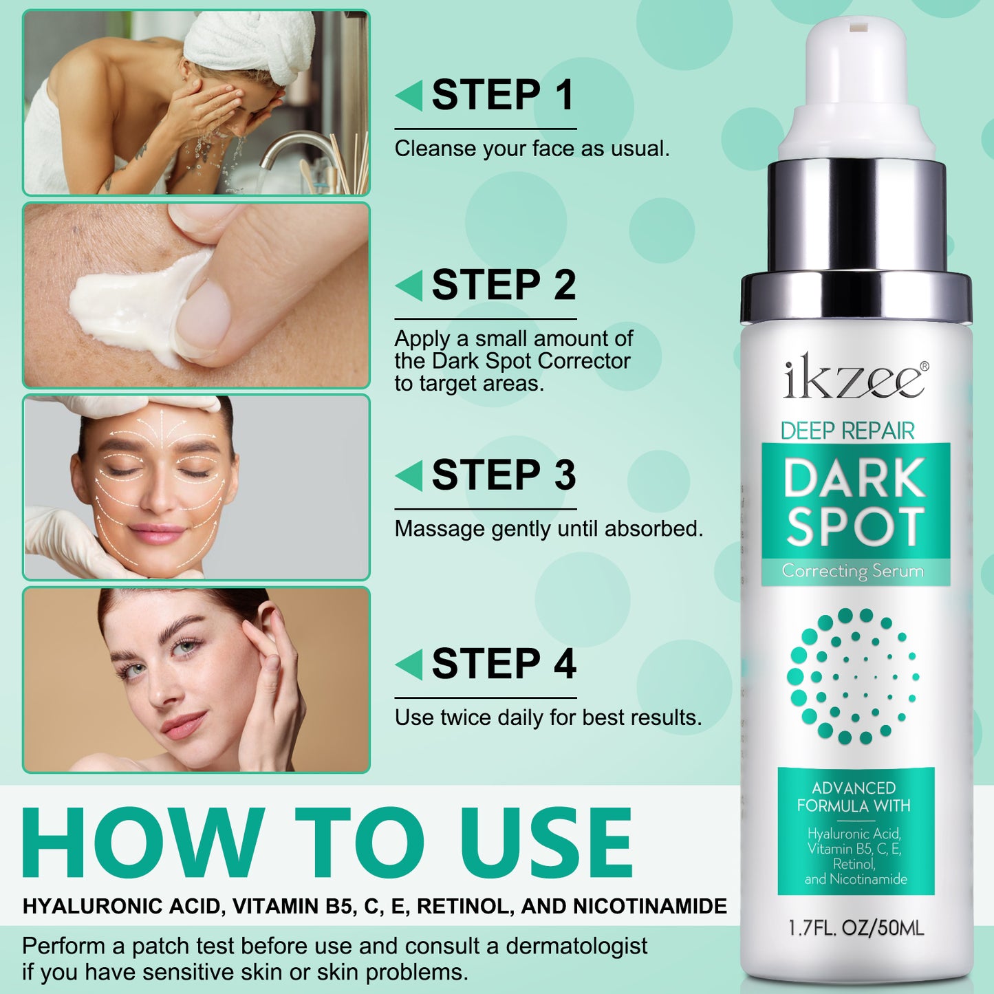 IKZEE Deep Repair Dark Spot Correcting Serum 50ml