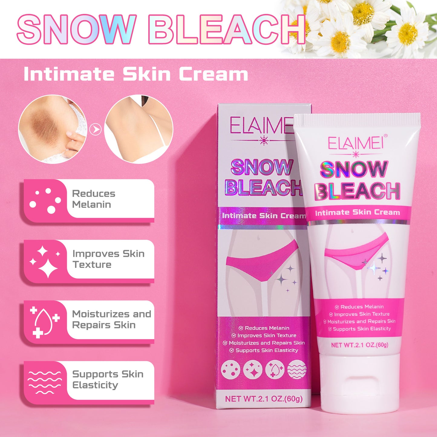 ELAIMEI Snow Bleach Intimate Skin Cream 60g
